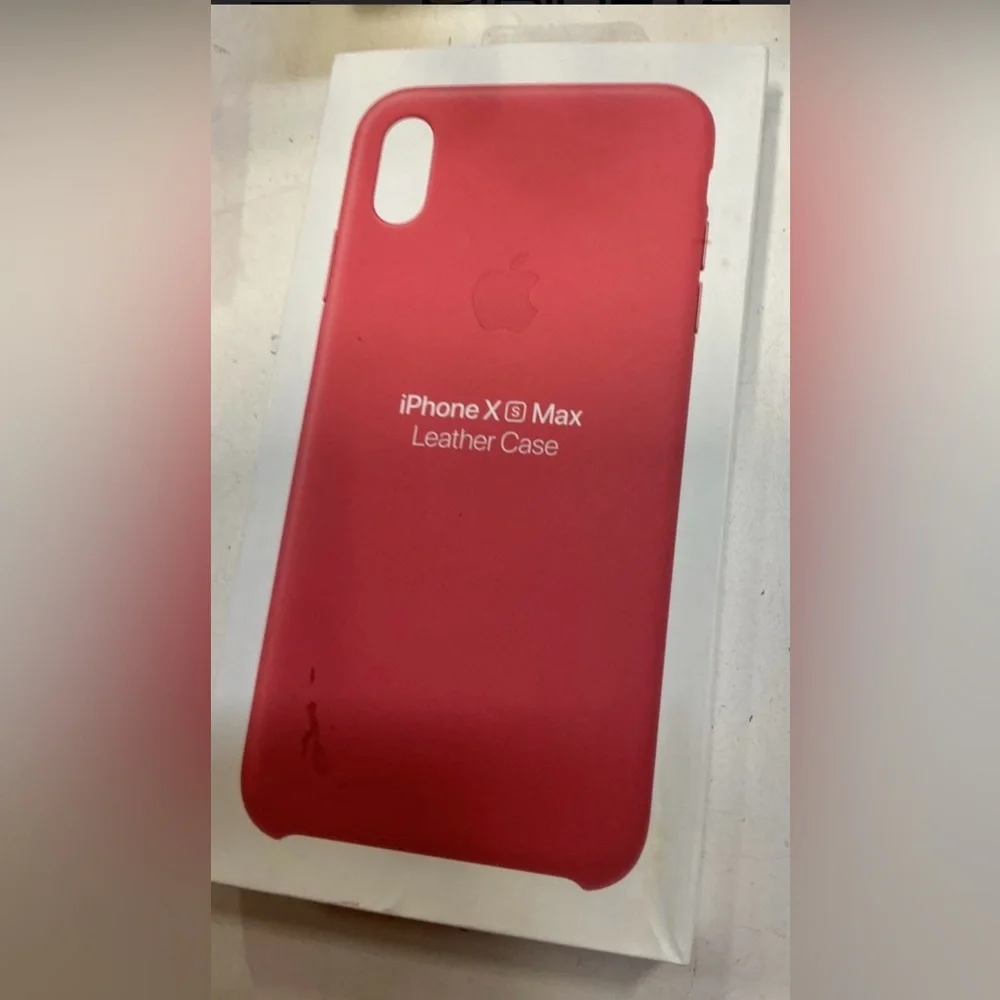Apple iPhone XS Max Leather Case - Peony Pink Peony Pink Leather Case